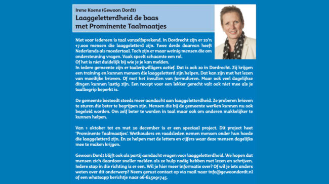 Prominente taalmaatjes Prominente taalmaatjes